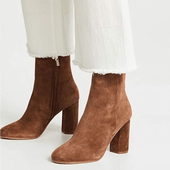 Joie LARA Suede Ankle Heeled Boot | Canyon - Picture 1 of 8